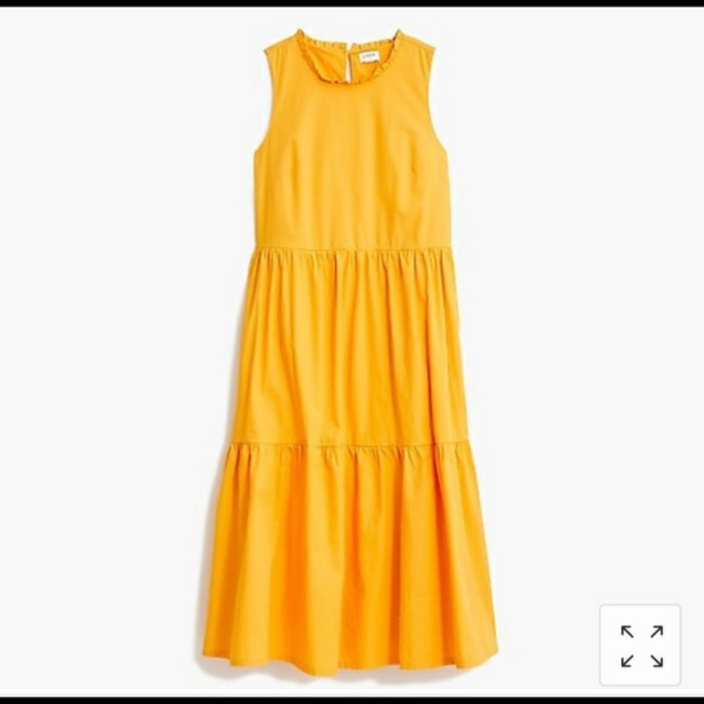 New! JCrew Sleeveless Tiered Dress